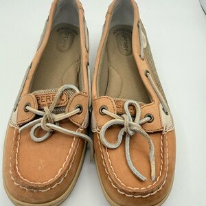 Sperry Women's Light Brown Boat Shoes